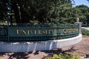 University of California sign