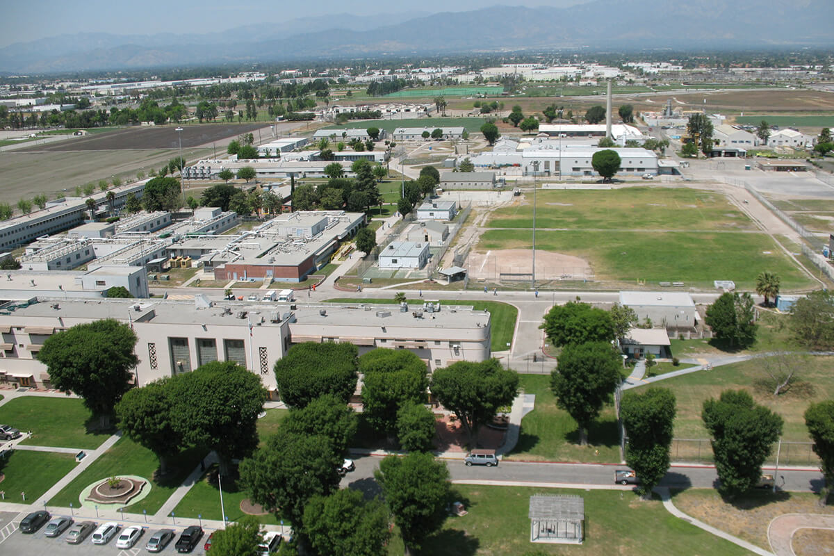Aerial view of California Institution for Men