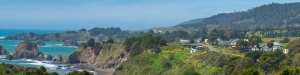 The Mendocino County, California coast in springtime.