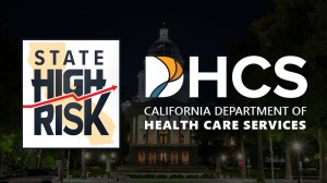 State High Risk logo and DHCS logo